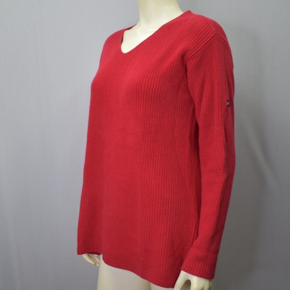 TOMMY HILFILGER V‎ NECK SWEATER SZ SM